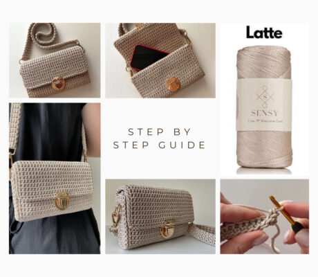 handbag pattern gold