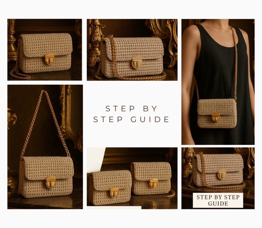 luxury crochet pattern bag