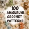 100 Crochet Pattern Amigurumi bundle, kids Animals, baby, plushies, bunny, dragons, rattle, dolls, Easy for Beginner & Intermediate