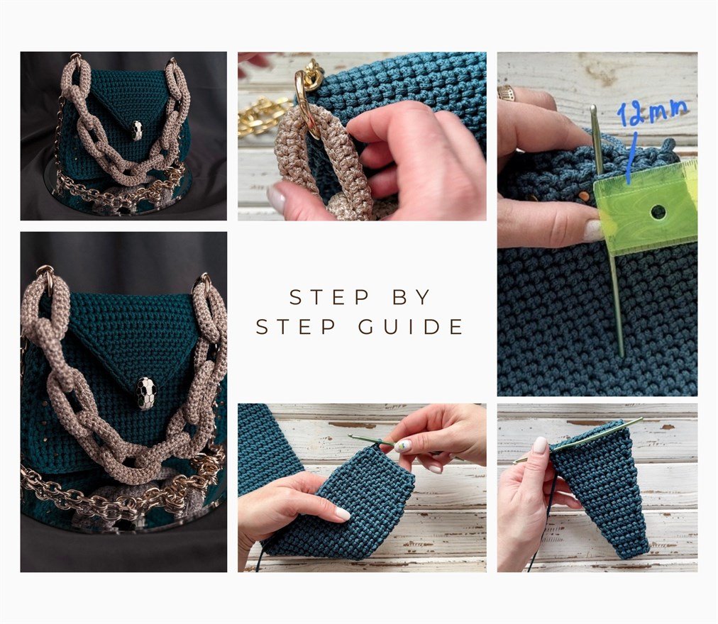 100 Luxury Crochet Handbag Patterns – Instant Download, boho, modern, vintage, and structured styles Crochet Pattern Bag bundle, PDF files. - Image 3