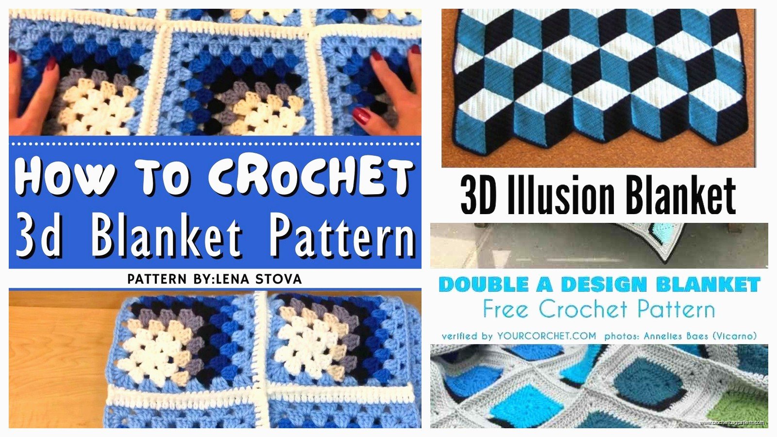 3D Crochet Blanket: Textured Pattern Tutorials