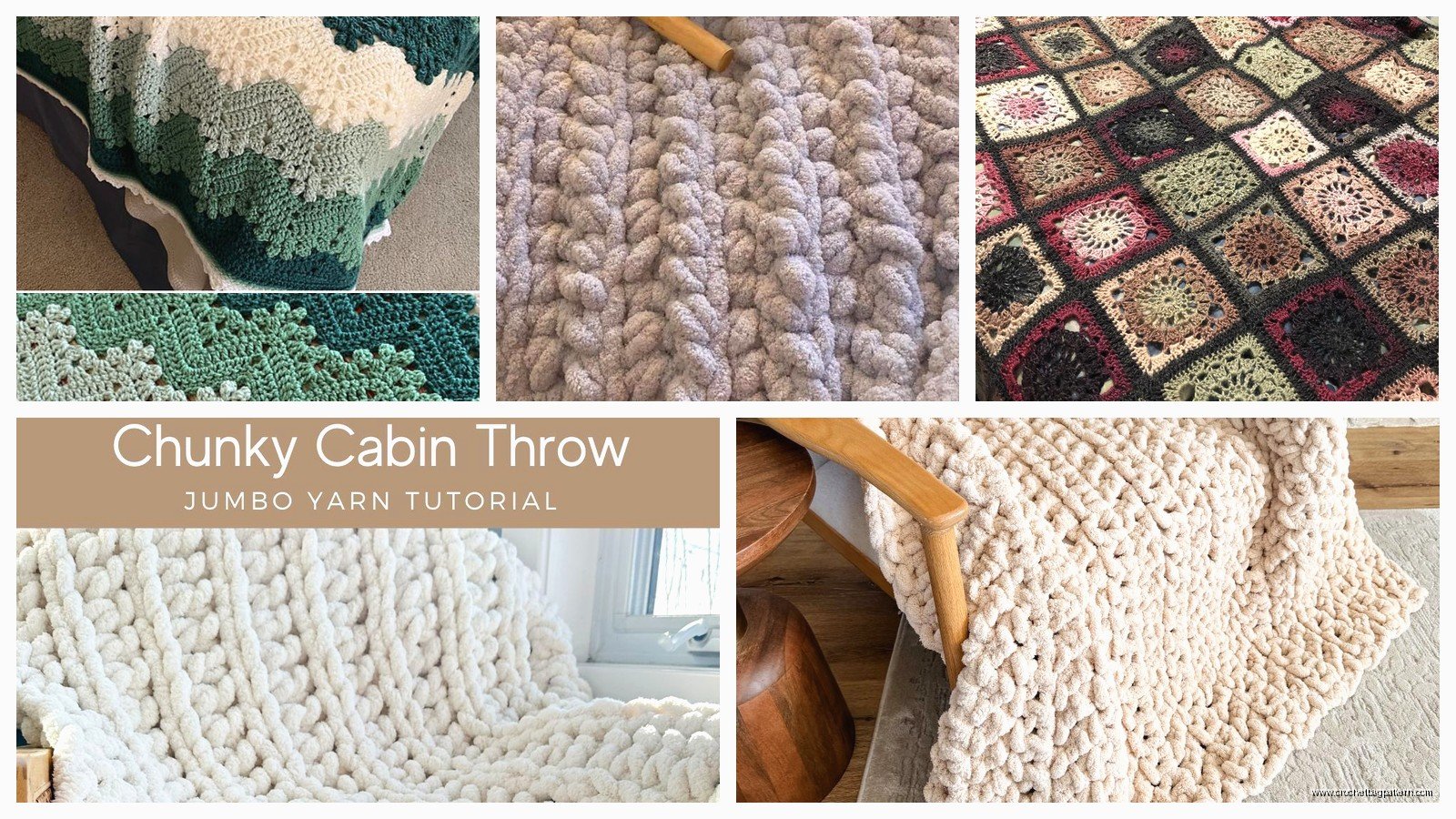 Big Crochet Blanket Patterns: Giant Afghan Tutorials