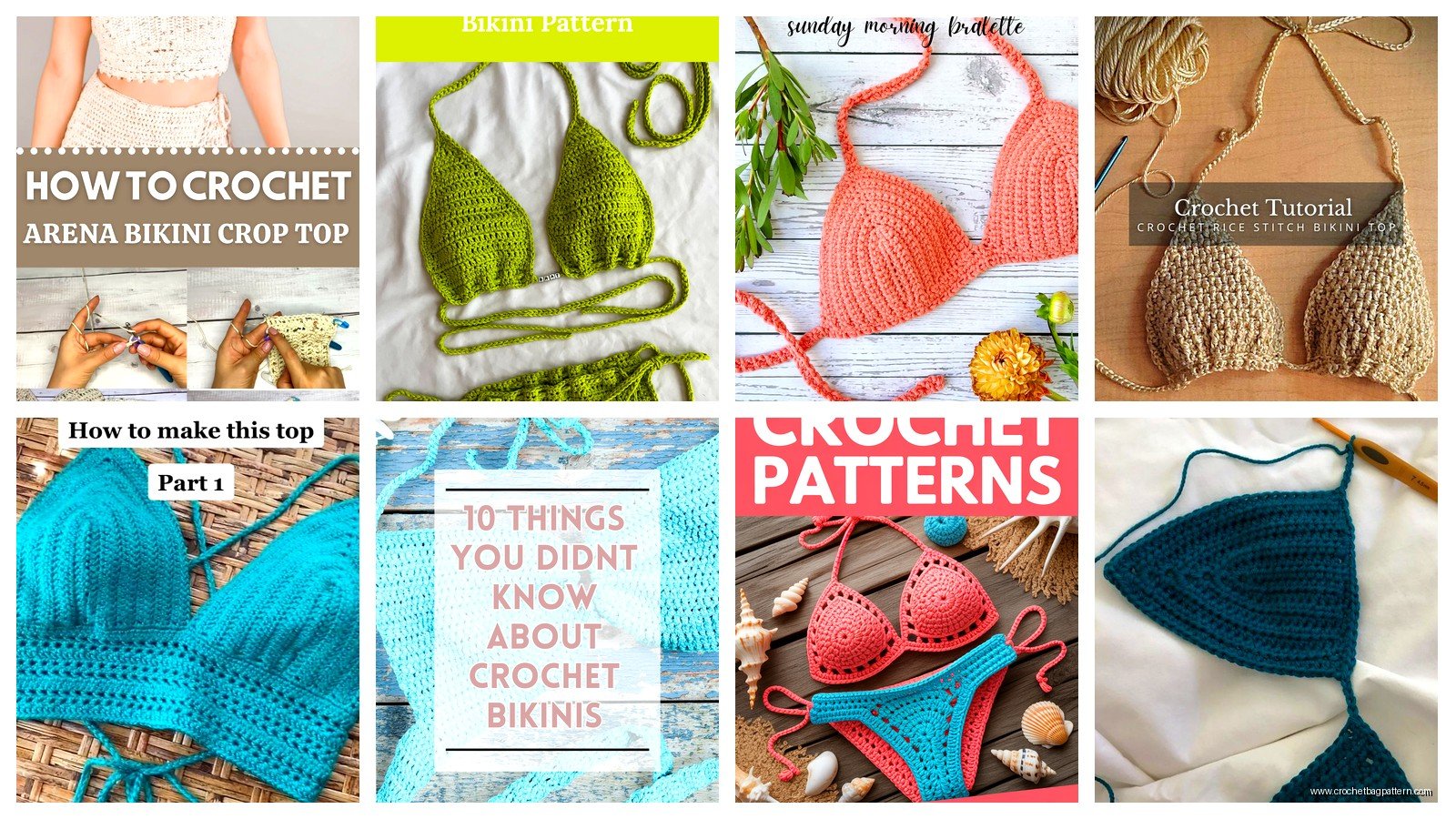 Crochet Bikini Top Pattern: Summer Swimwear Designs