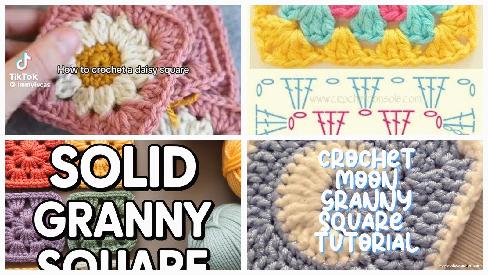 Crochet for Beginners Granny Square: First Project Tutorial