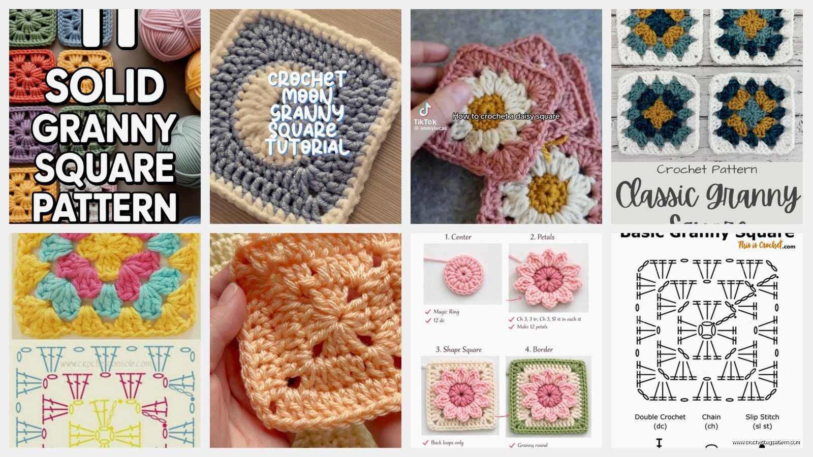 Crochet for Beginners Granny Square: First Project Tutorial