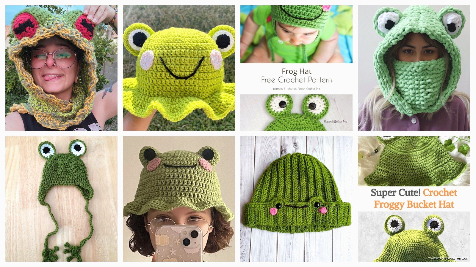 Crochet Frog Hat: Cute Animal Hat Pattern