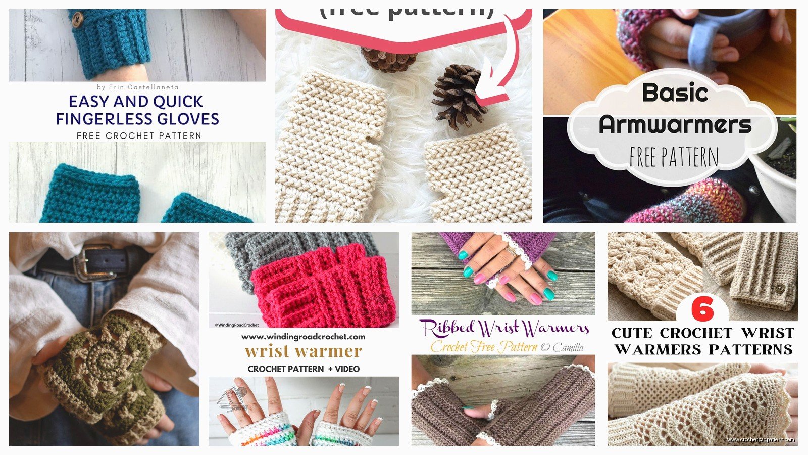 Crochet Hand Warmers: Fingerless Glove Patterns