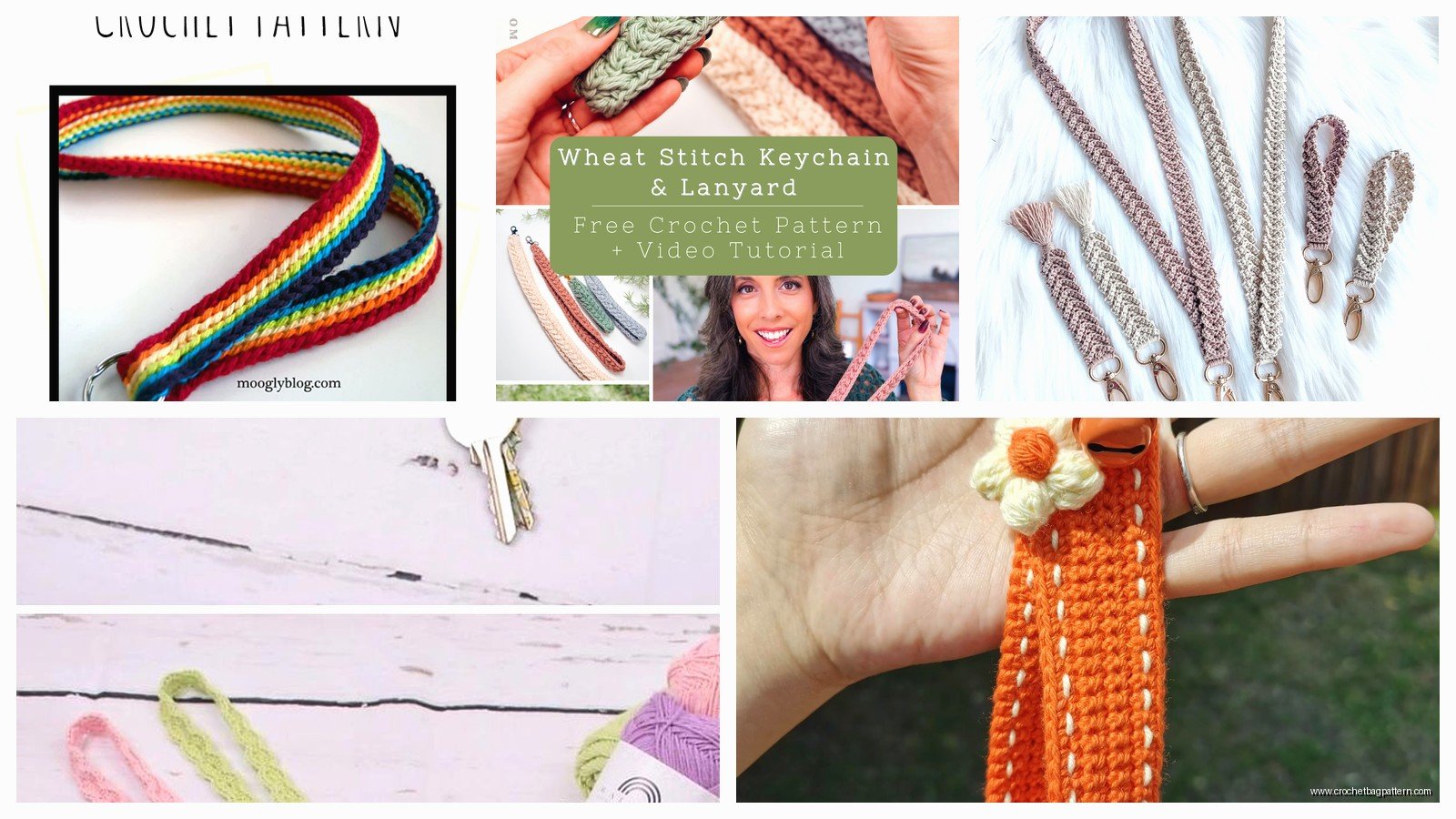 Crochet Lanyard: Keychain Strap Patterns