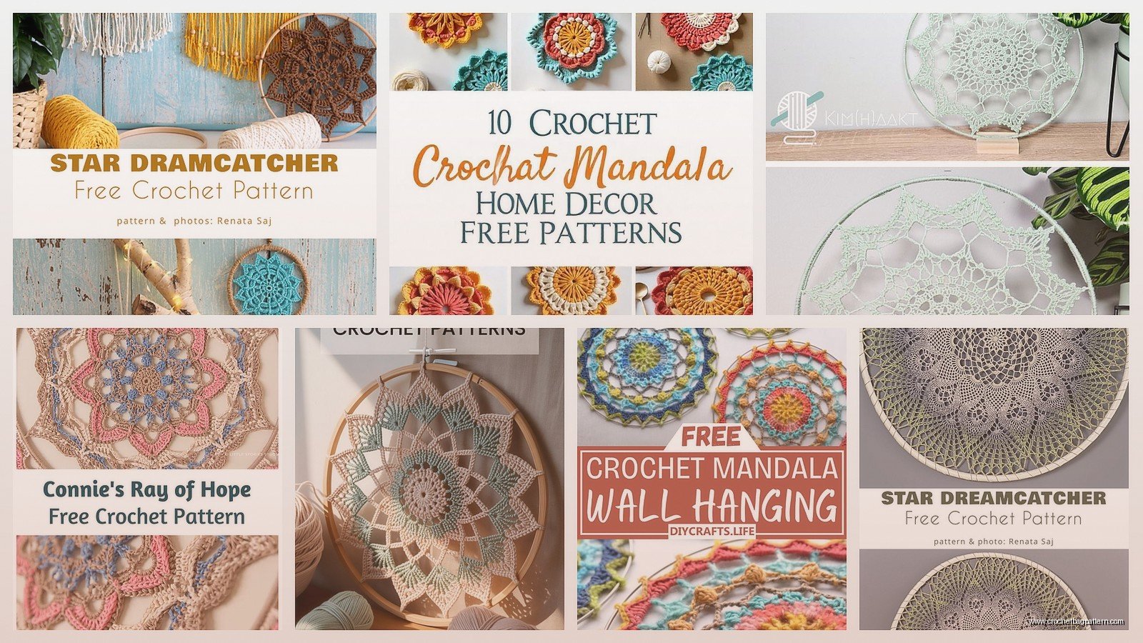 Crochet Mandala Wall Hanging: Boho Patterns & Tutorials
