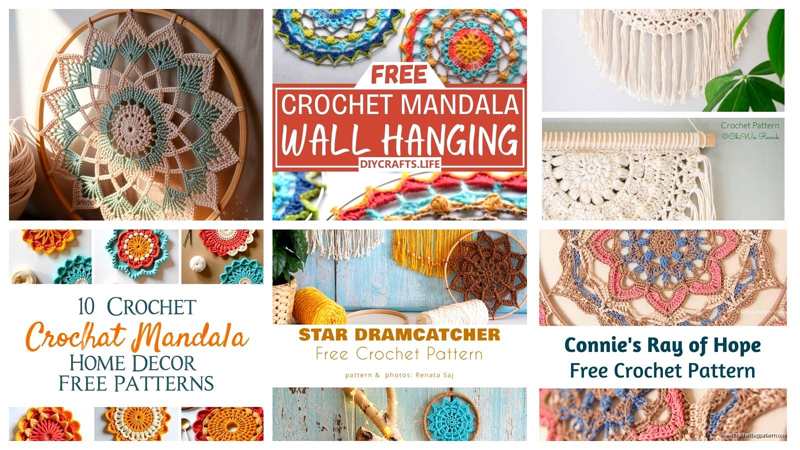 Crochet Mandala Wall Hanging: Boho Patterns & Tutorials