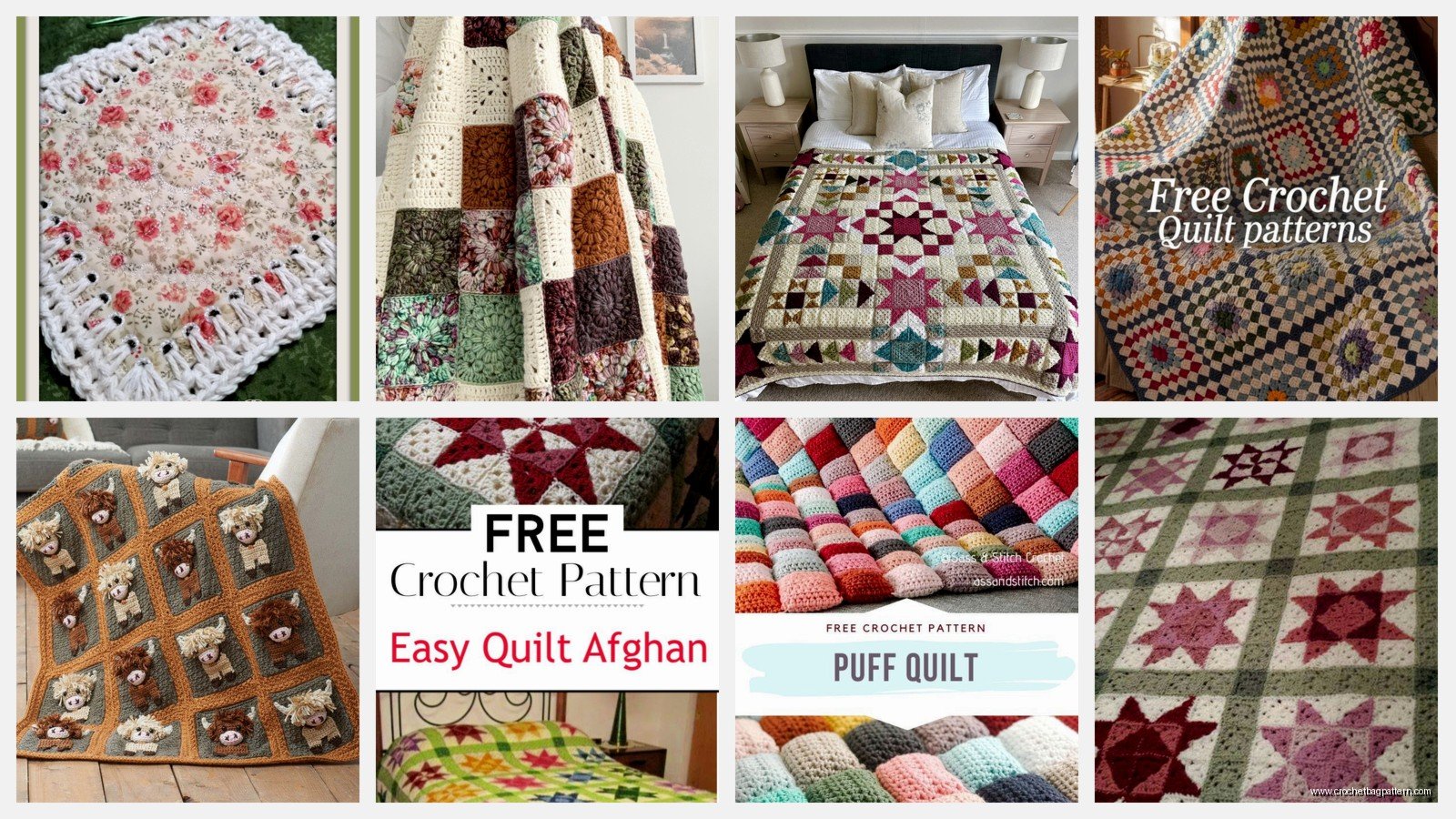 Crochet Quilt Patterns: Granny Square Afghan Tutorials