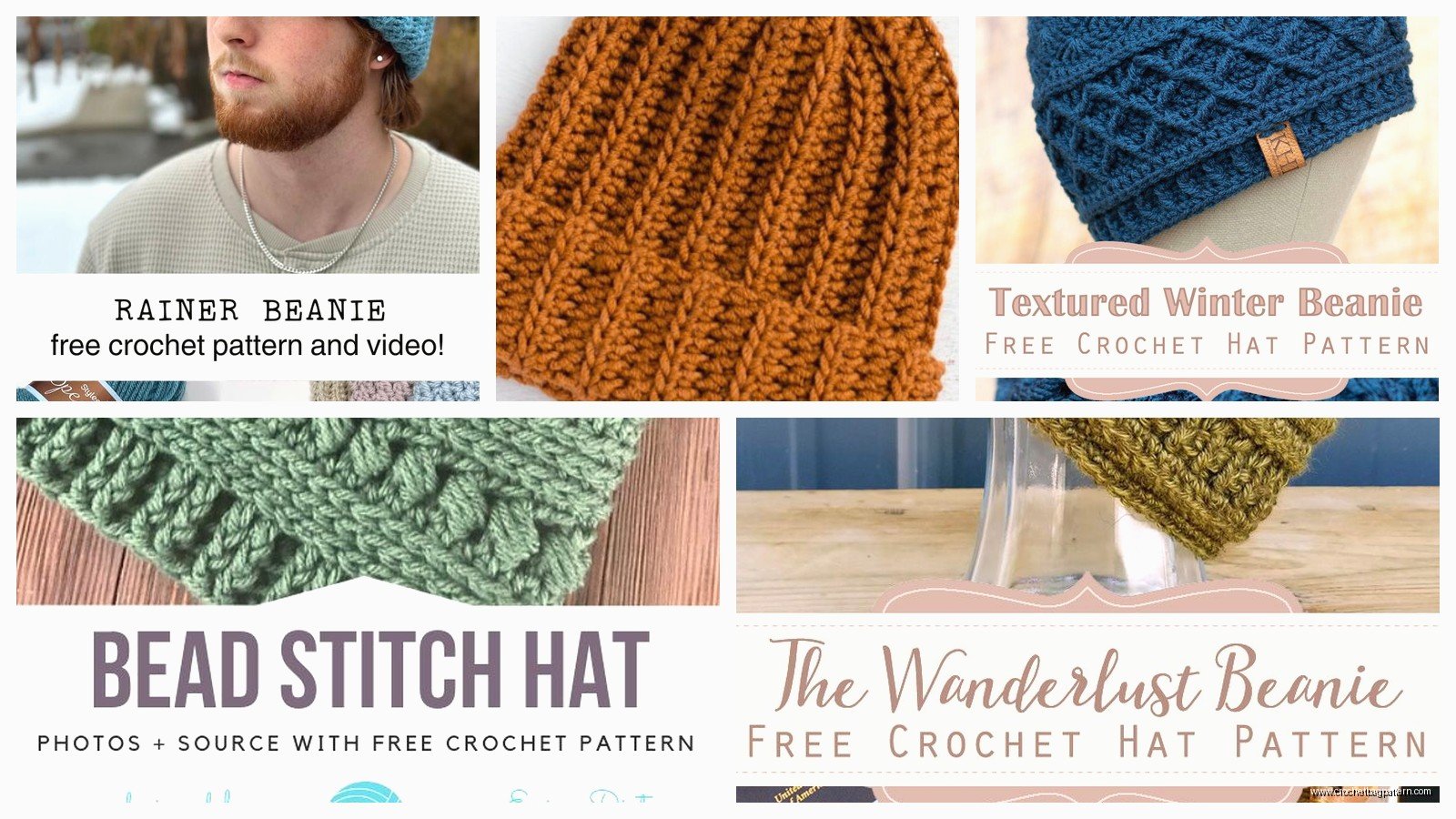 Crochet Winter Hat Patterns: Warm Beanie Designs