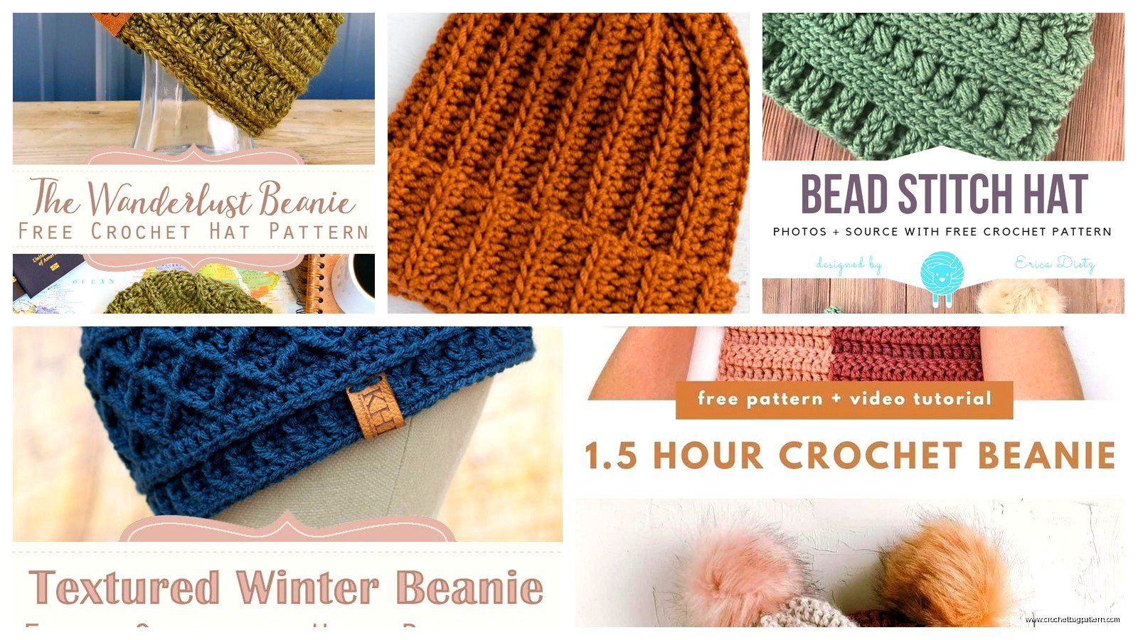 Crochet Winter Hat Patterns: Warm Beanie Designs