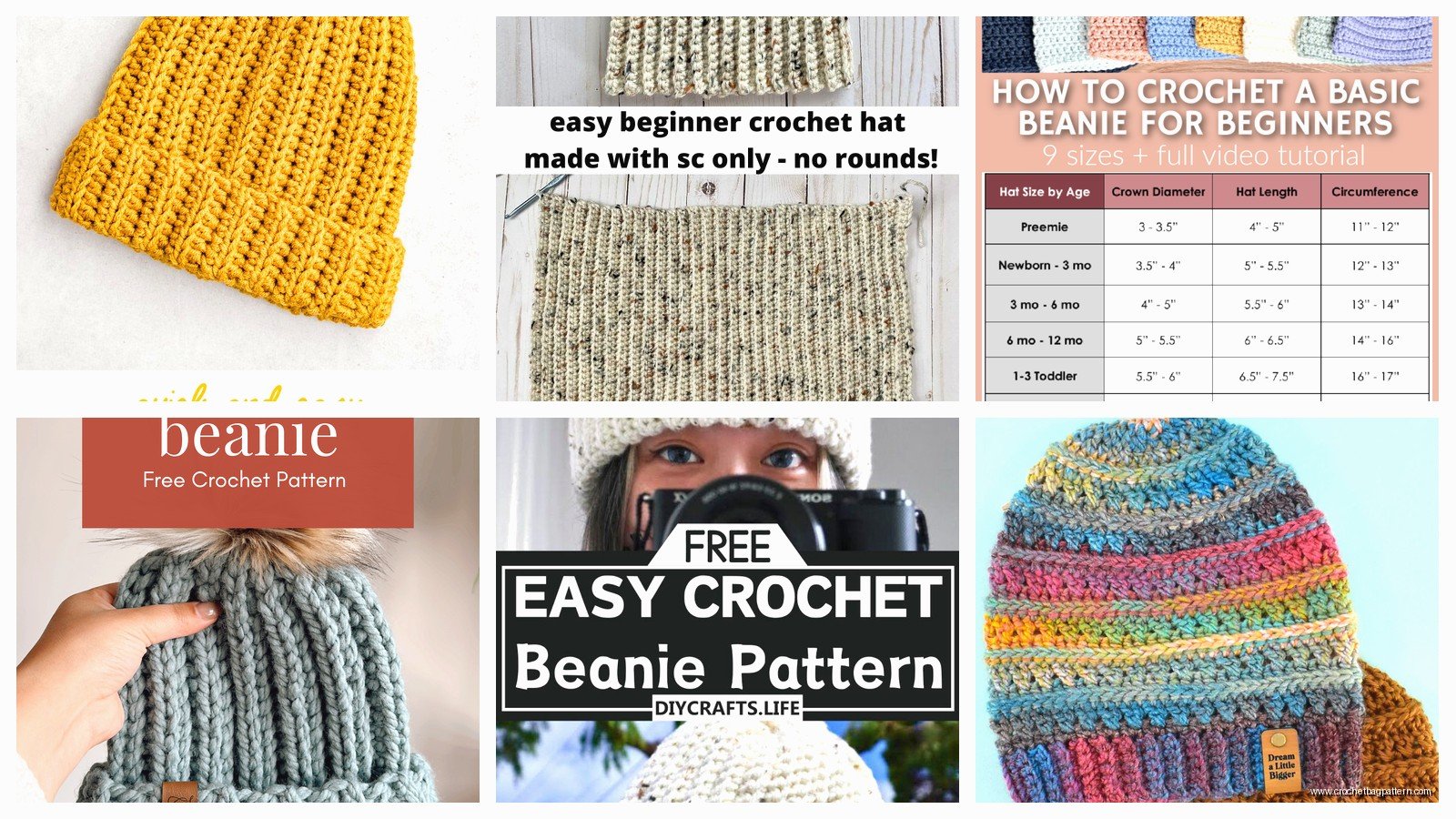 Easy Crochet Beanie for Adults: Quick Free Patterns