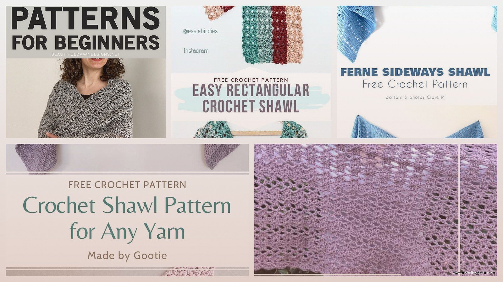 Easy Rectangular Crochet Shawl Pattern: Beginner Tutorial