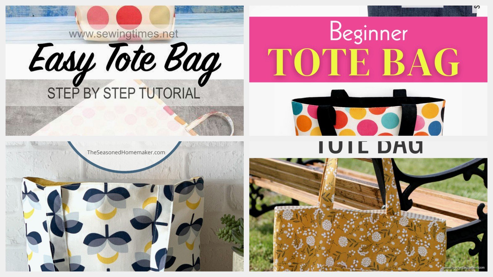 Easy Crochet Tote Bag Pattern: Beginner-Friendly Designs