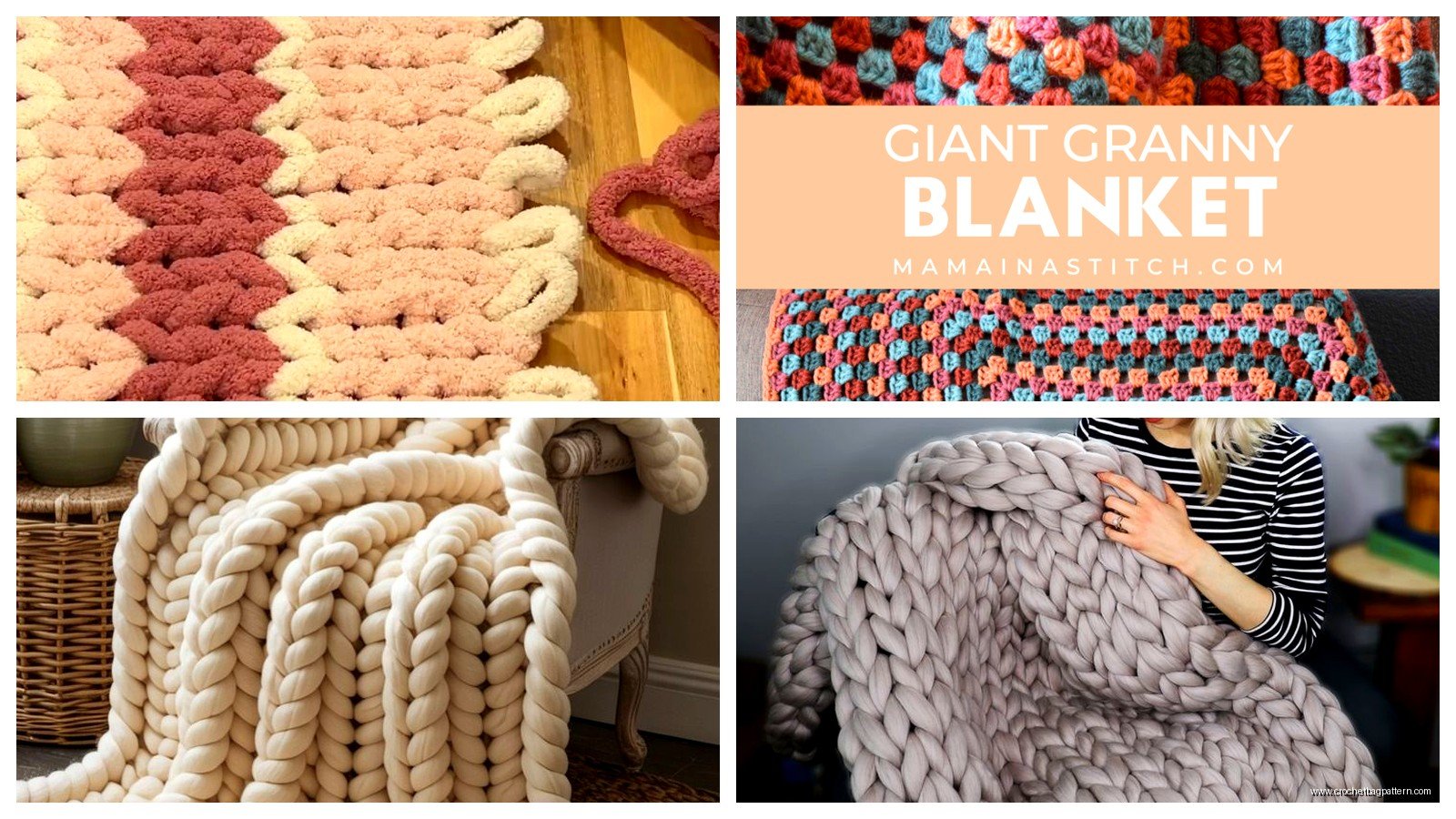 Giant Crochet Blanket: Jumbo Yarn Patterns & Tutorials