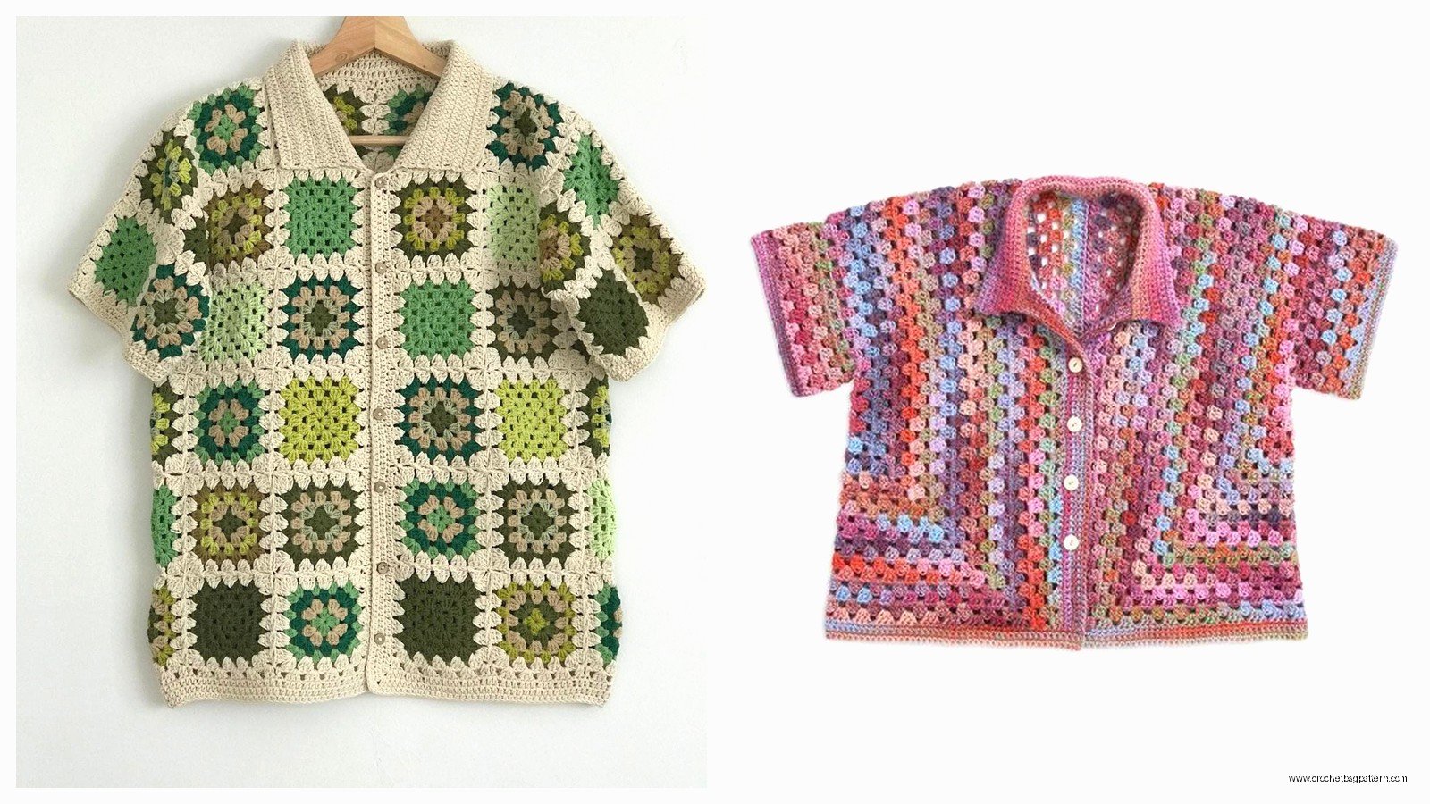 Granny Square Shirt: Crochet Top Patterns & Tutorials