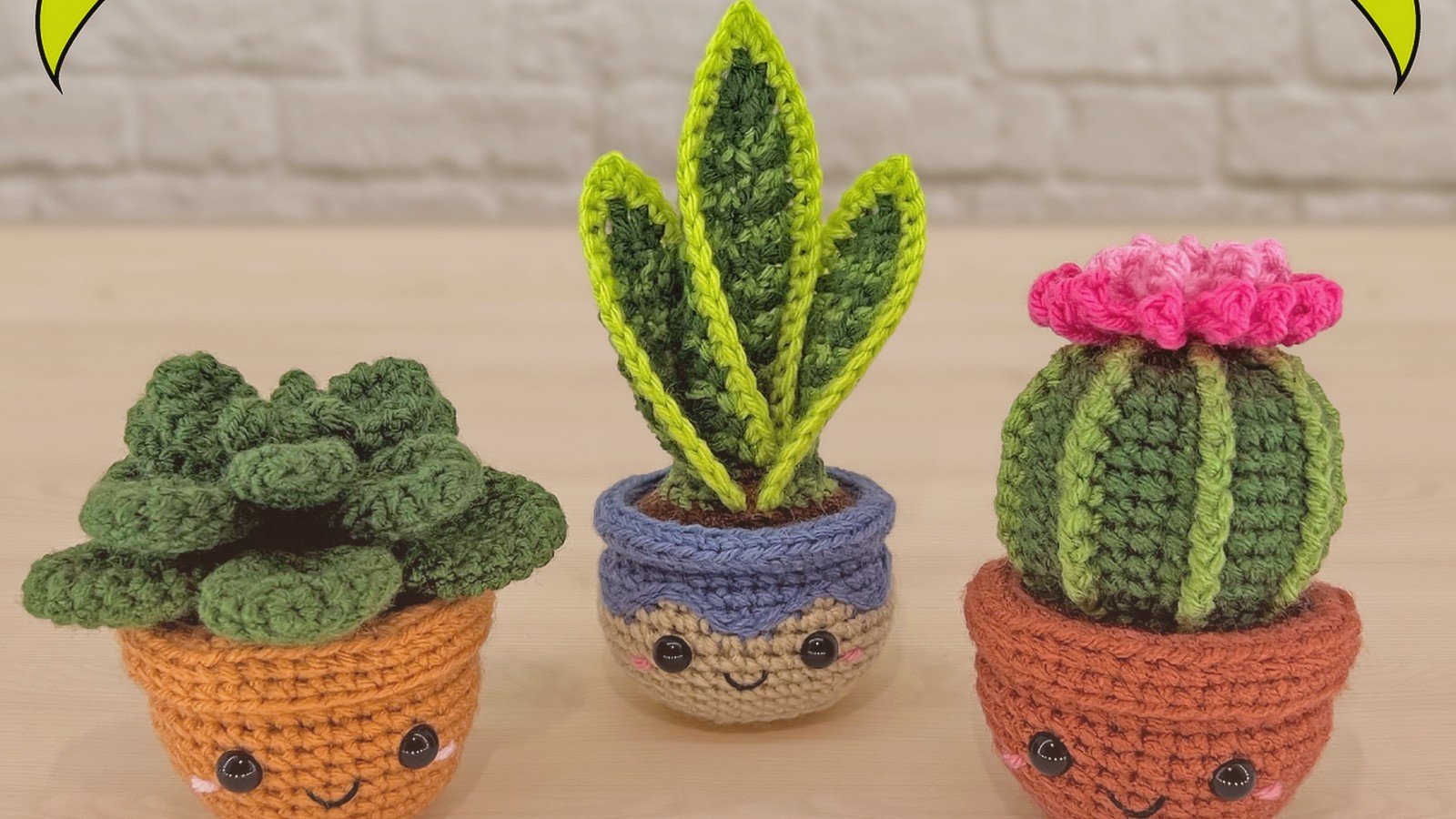 Succulent Crochet Pattern: Faux Plant Tutorials