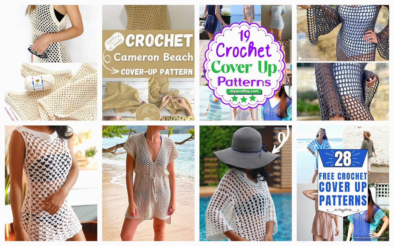 Crochet Beach Cover Up Pattern: Summer Designs