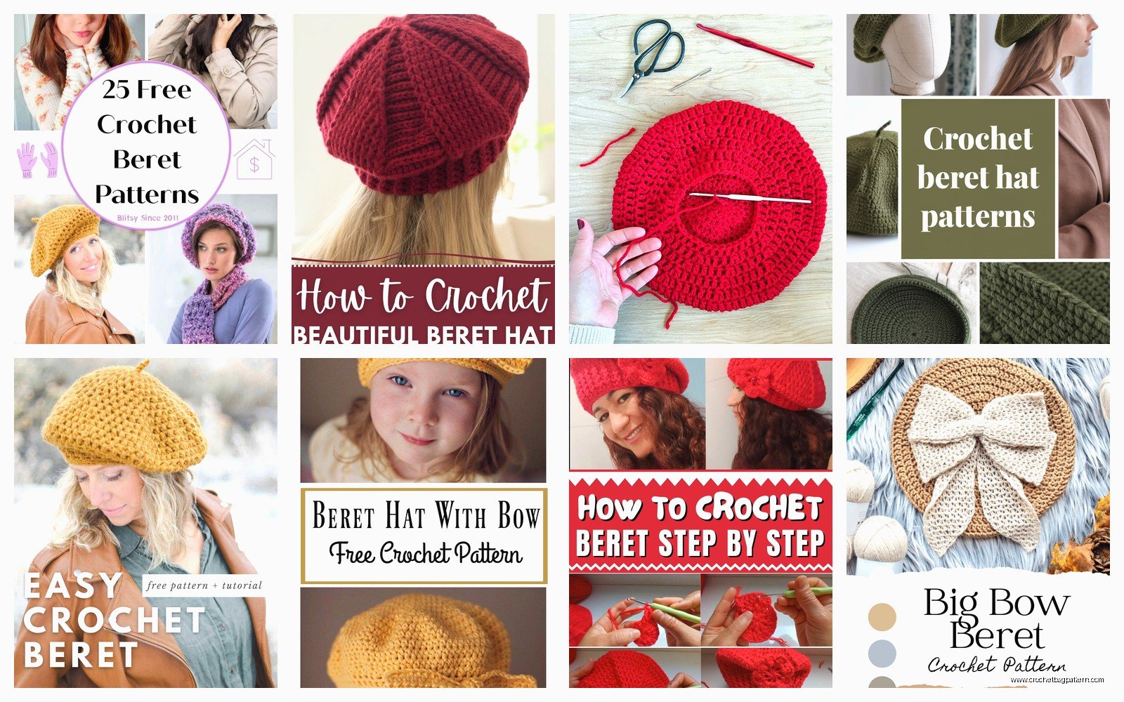 Crochet Beret Pattern: French Hat Tutorial