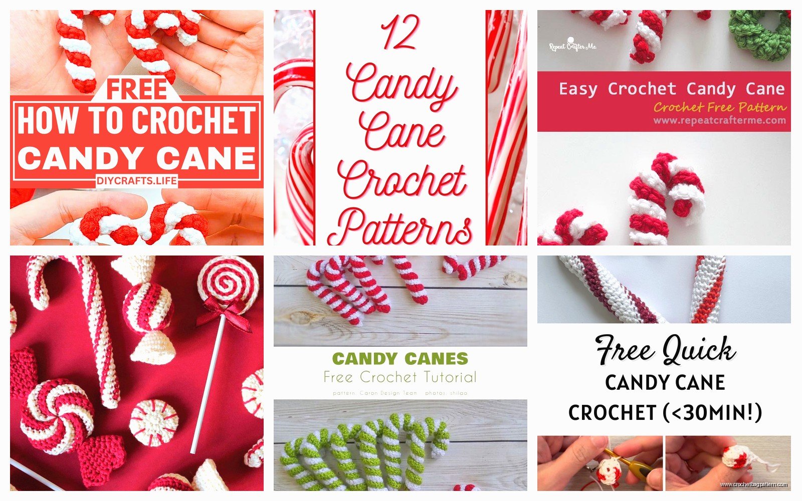 Crochet Candy Cane: Christmas Decoration Pattern