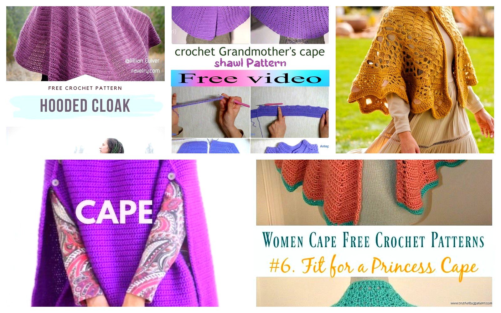 Crochet Cape Pattern: Poncho & Wrap Tutorials