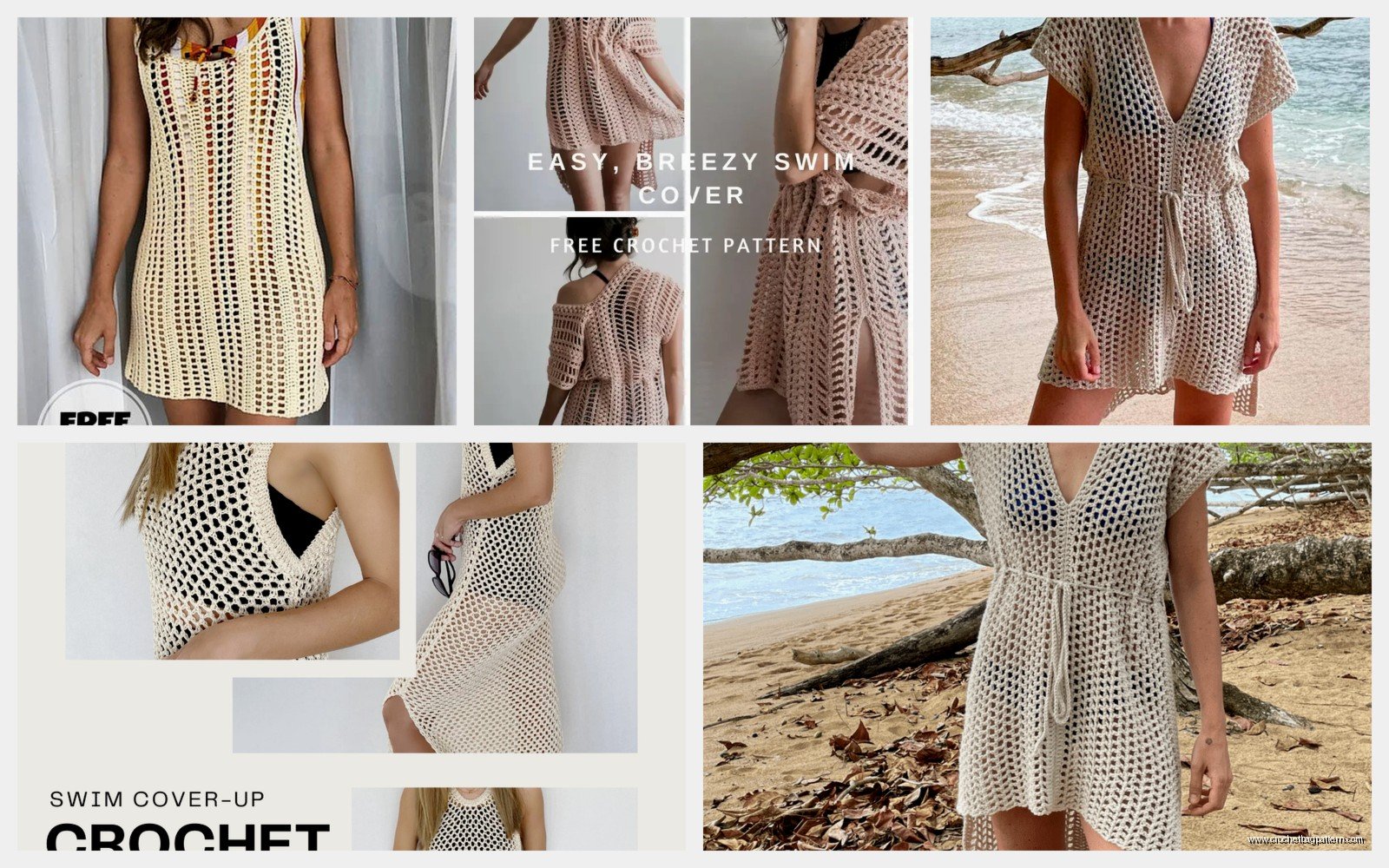 Crochet Cover Up Pattern: Beach & Pool Tutorials