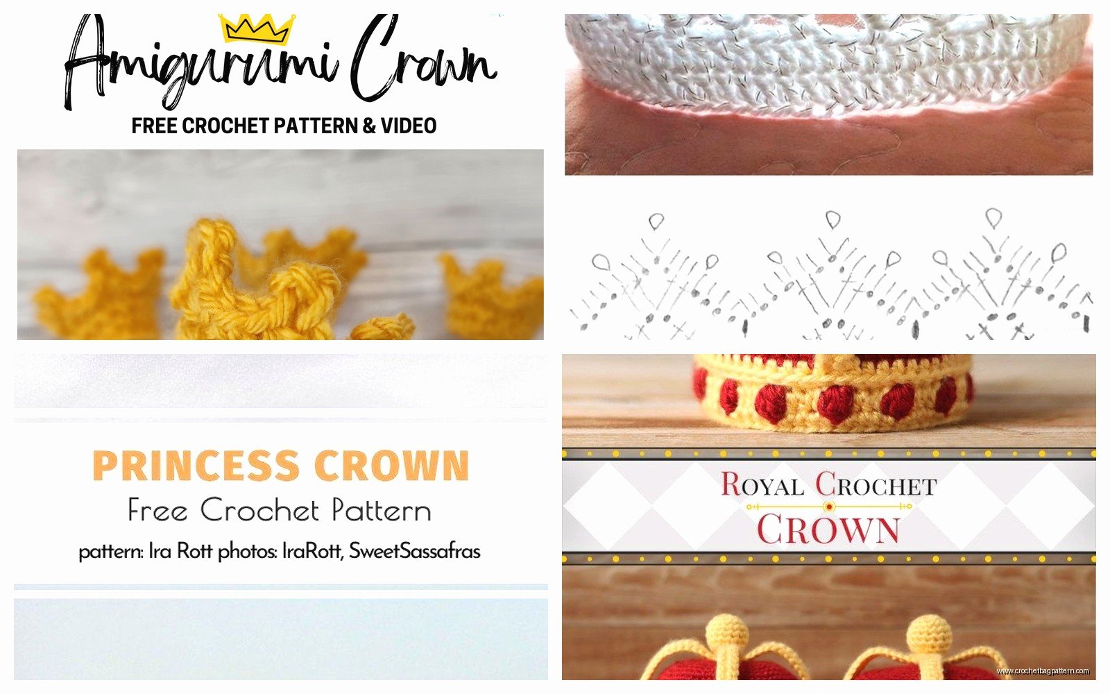 Crochet Crown Pattern: Princess & King Tutorials