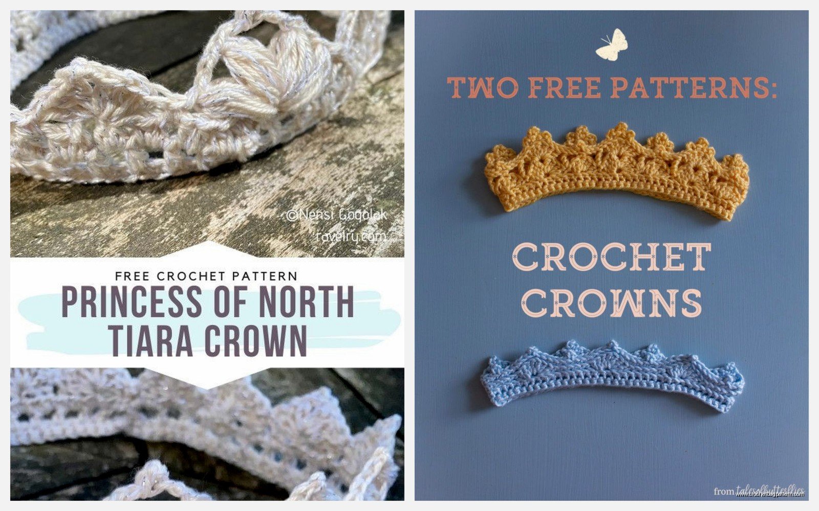 Crochet Crown Pattern: Princess & King Tutorials