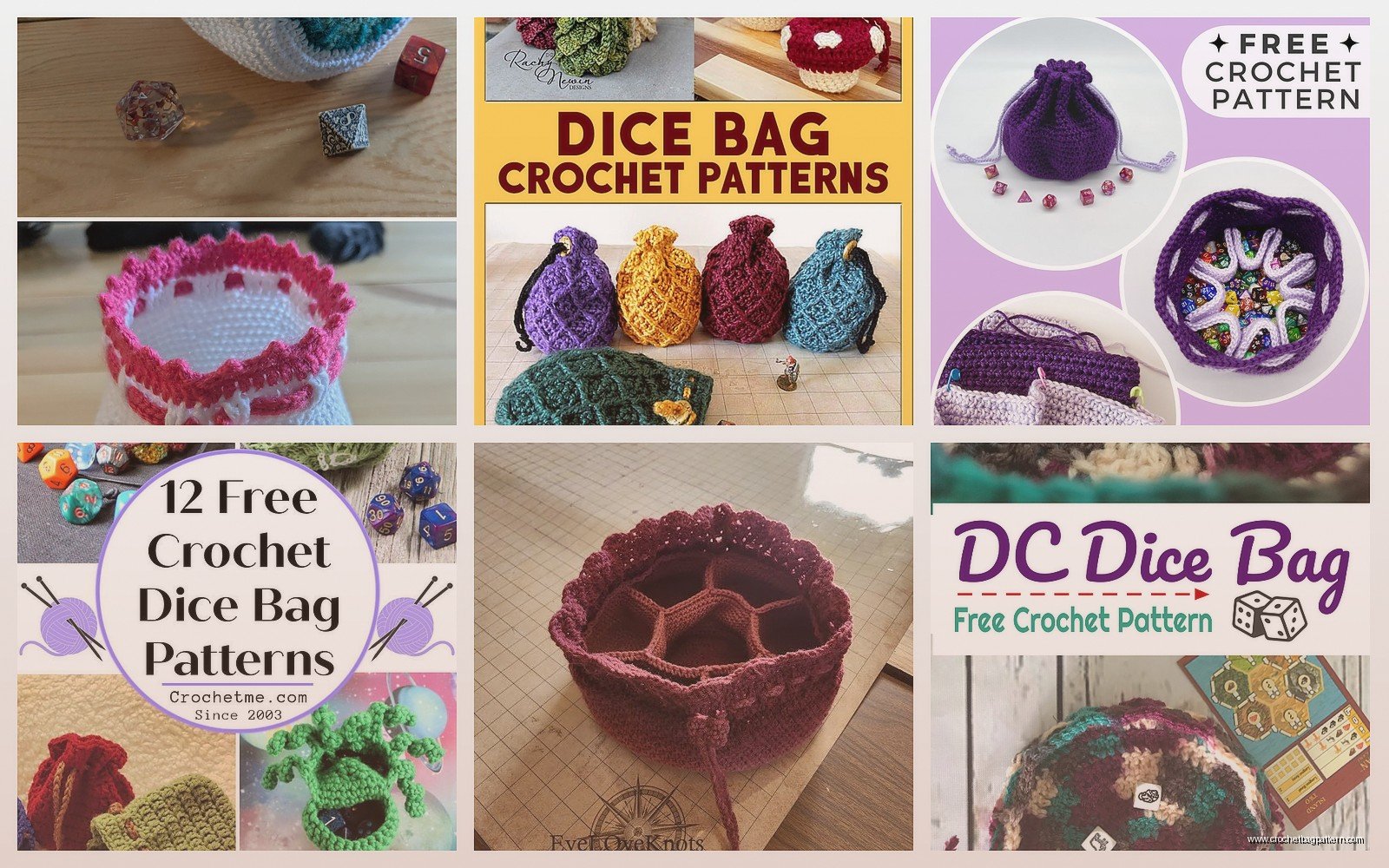 Crochet Dice Bag: Gaming Pouch Pattern