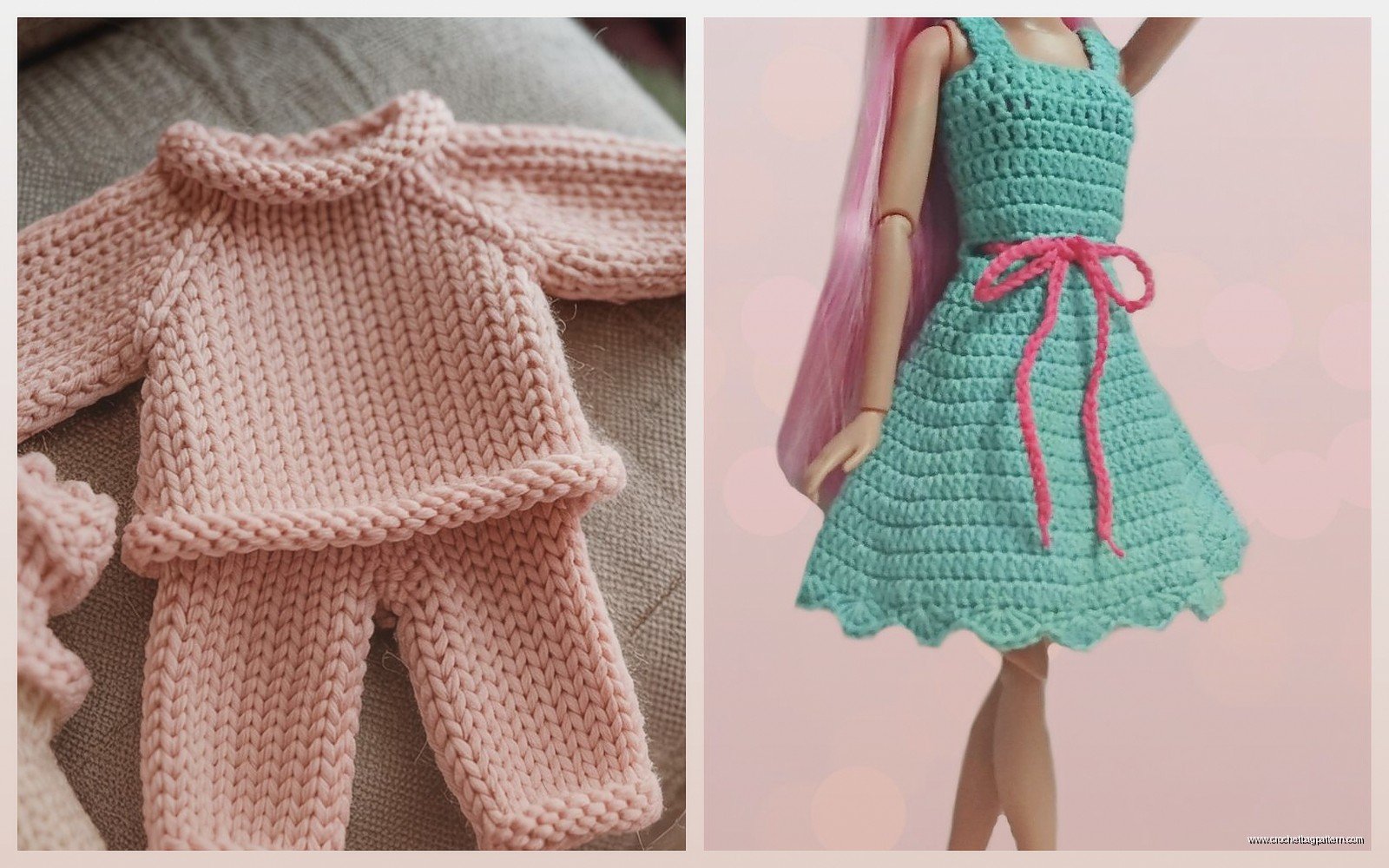 Crochet Doll Clothes: Barbie & 18