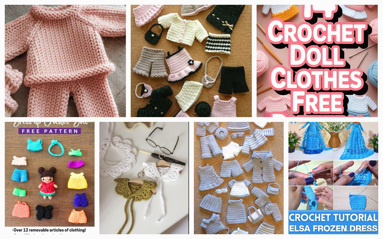 Crochet Doll Clothes: Barbie & 18