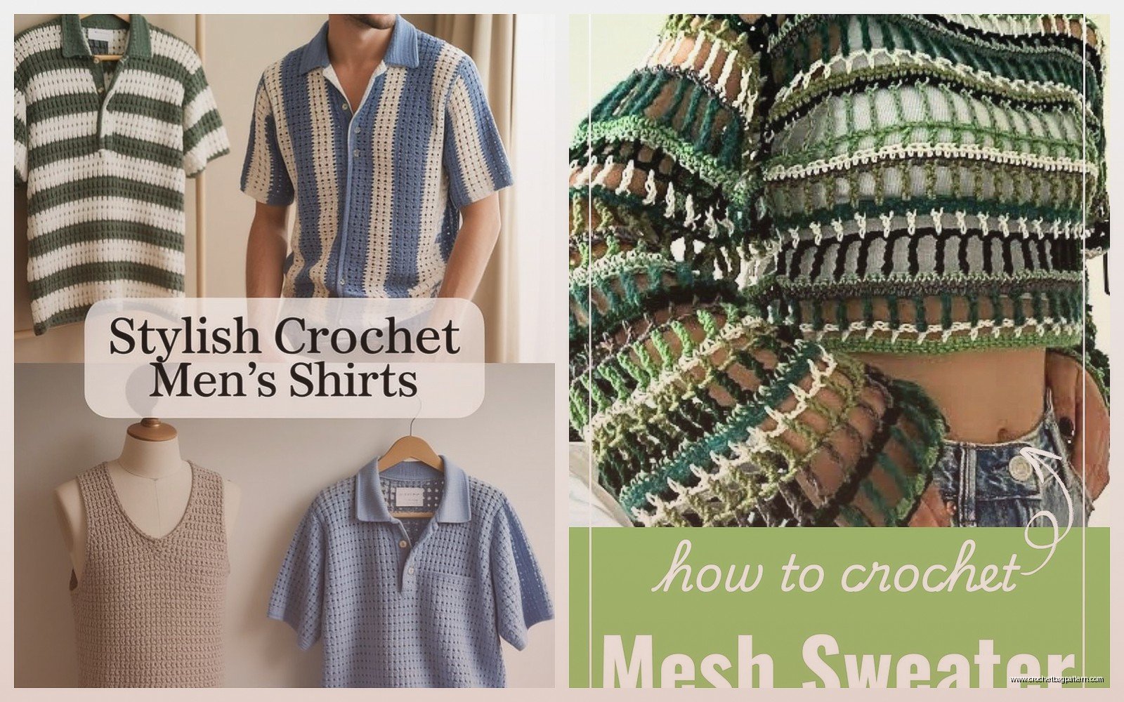 Crochet Mesh Top Pattern: Summer Beach Cover Tutorial
