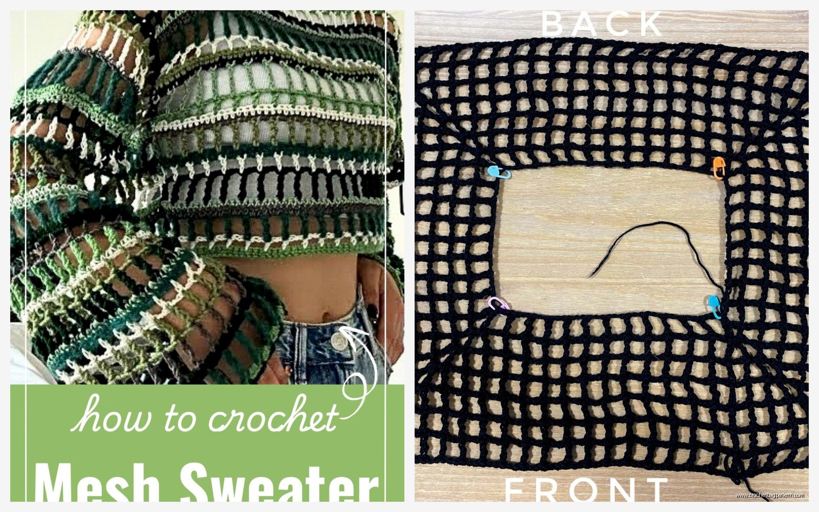 Crochet Mesh Top Pattern: Summer Beach Cover Tutorial
