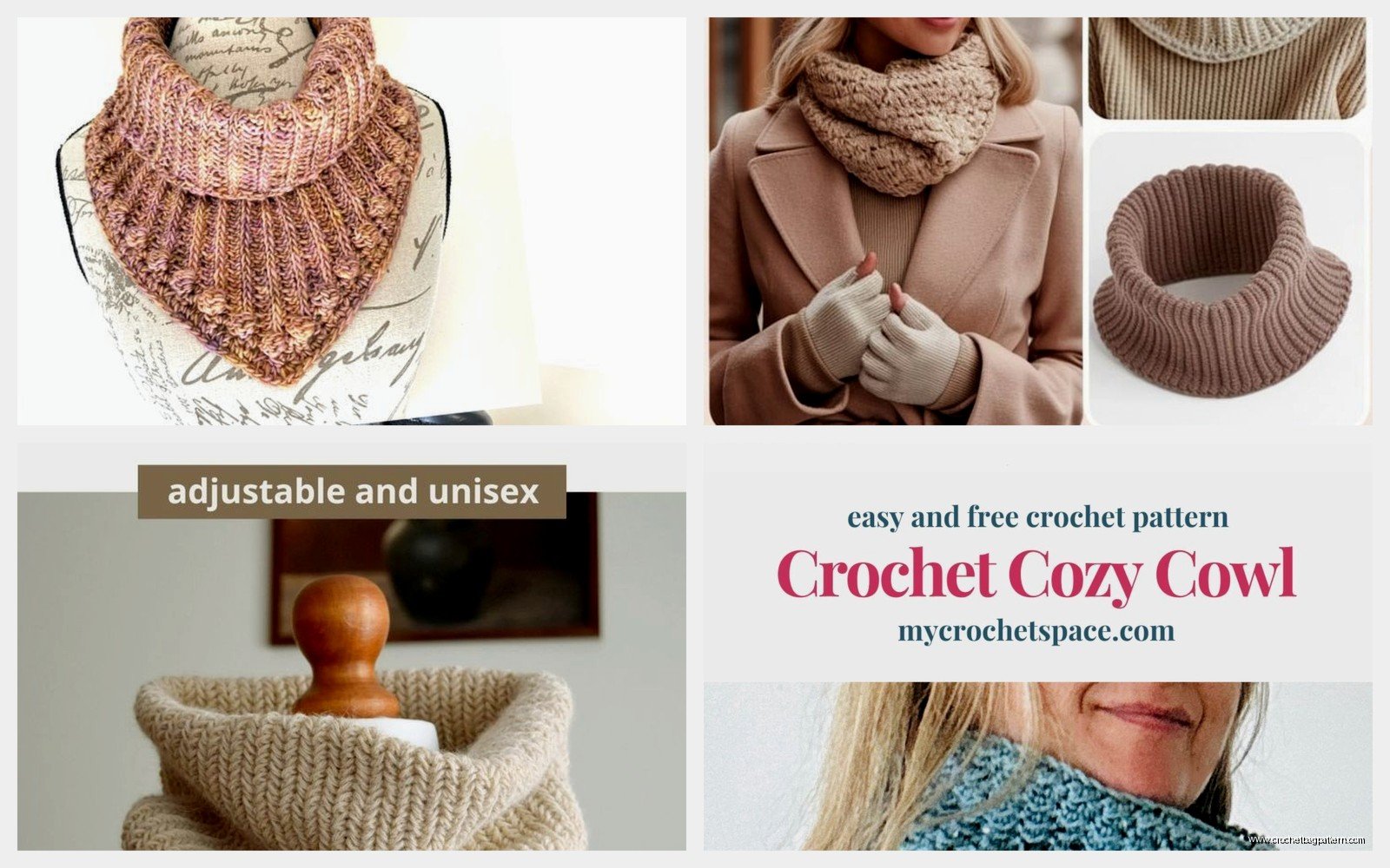 Crochet Neck Warmer: Cowl & Scarf Patterns