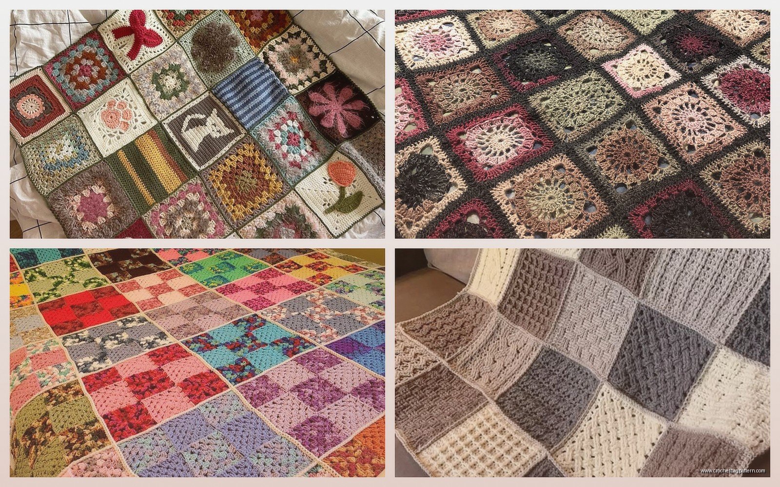 Crochet Patchwork Blanket: Scrap Afghan Tutorial