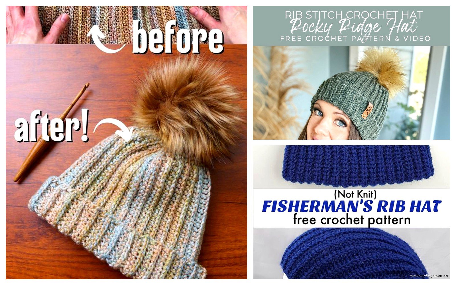 Crochet Ribbed Hat: Textured Beanie Pattern