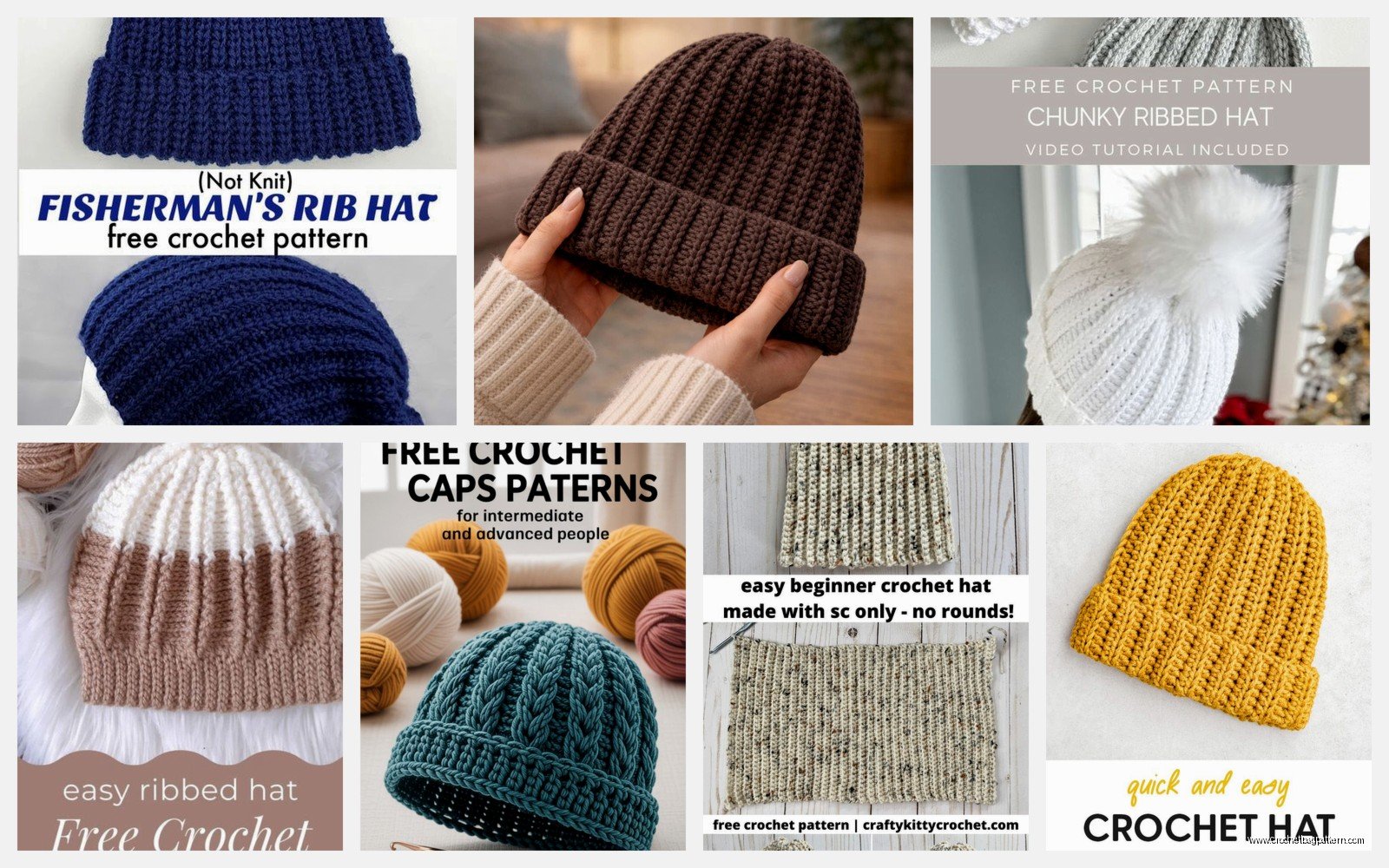 Crochet Ribbed Hat: Textured Beanie Pattern