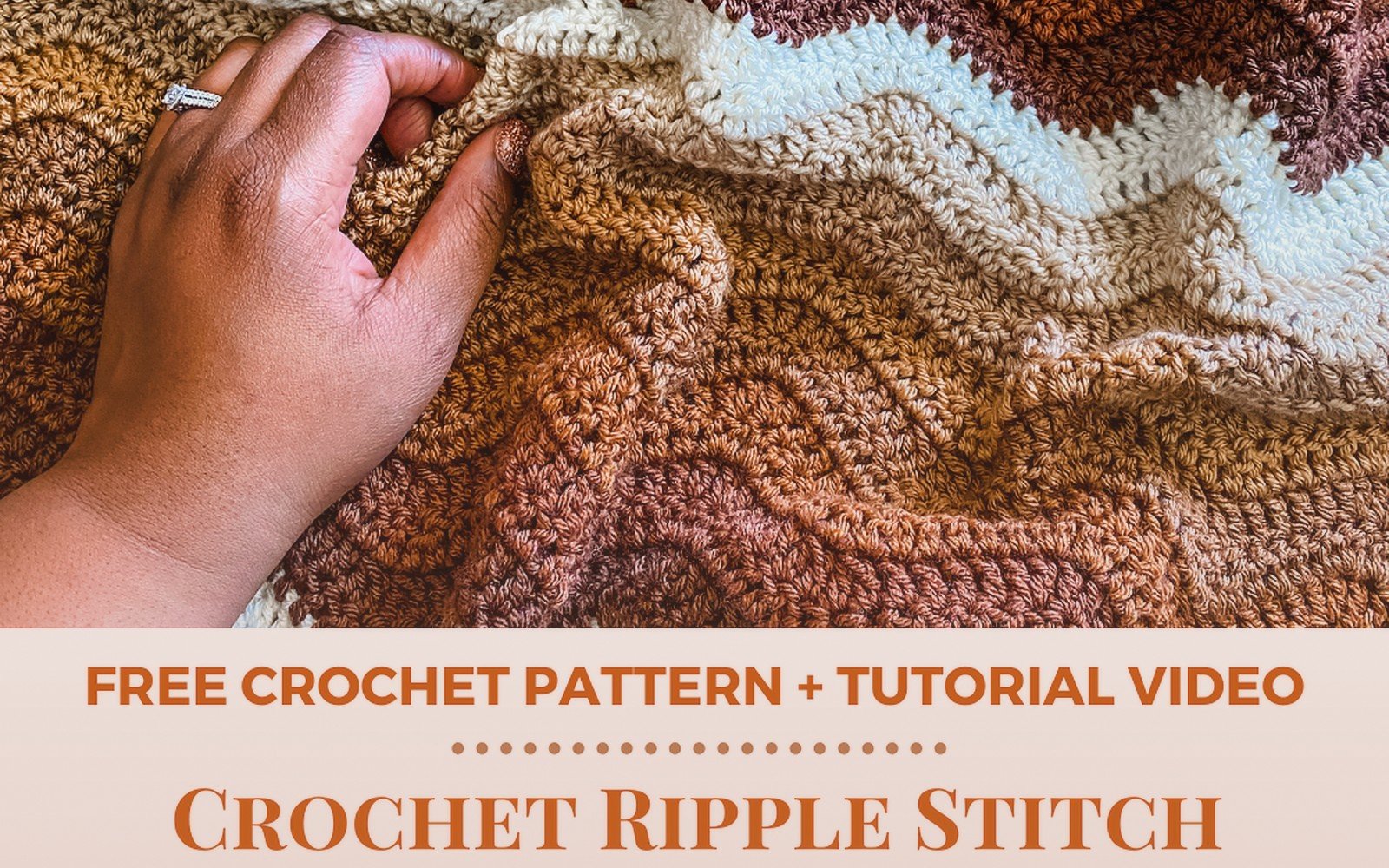 Crochet Ripple Blanket: Wave Pattern Tutorial