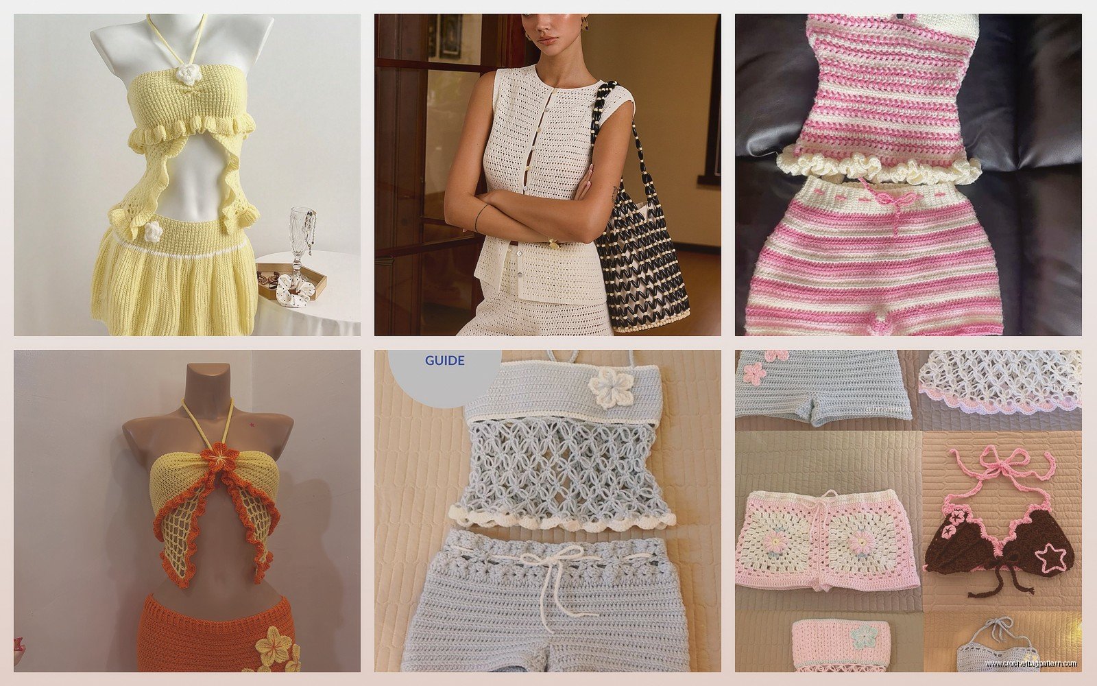 Crochet Set Patterns: Matching Outfit Tutorials