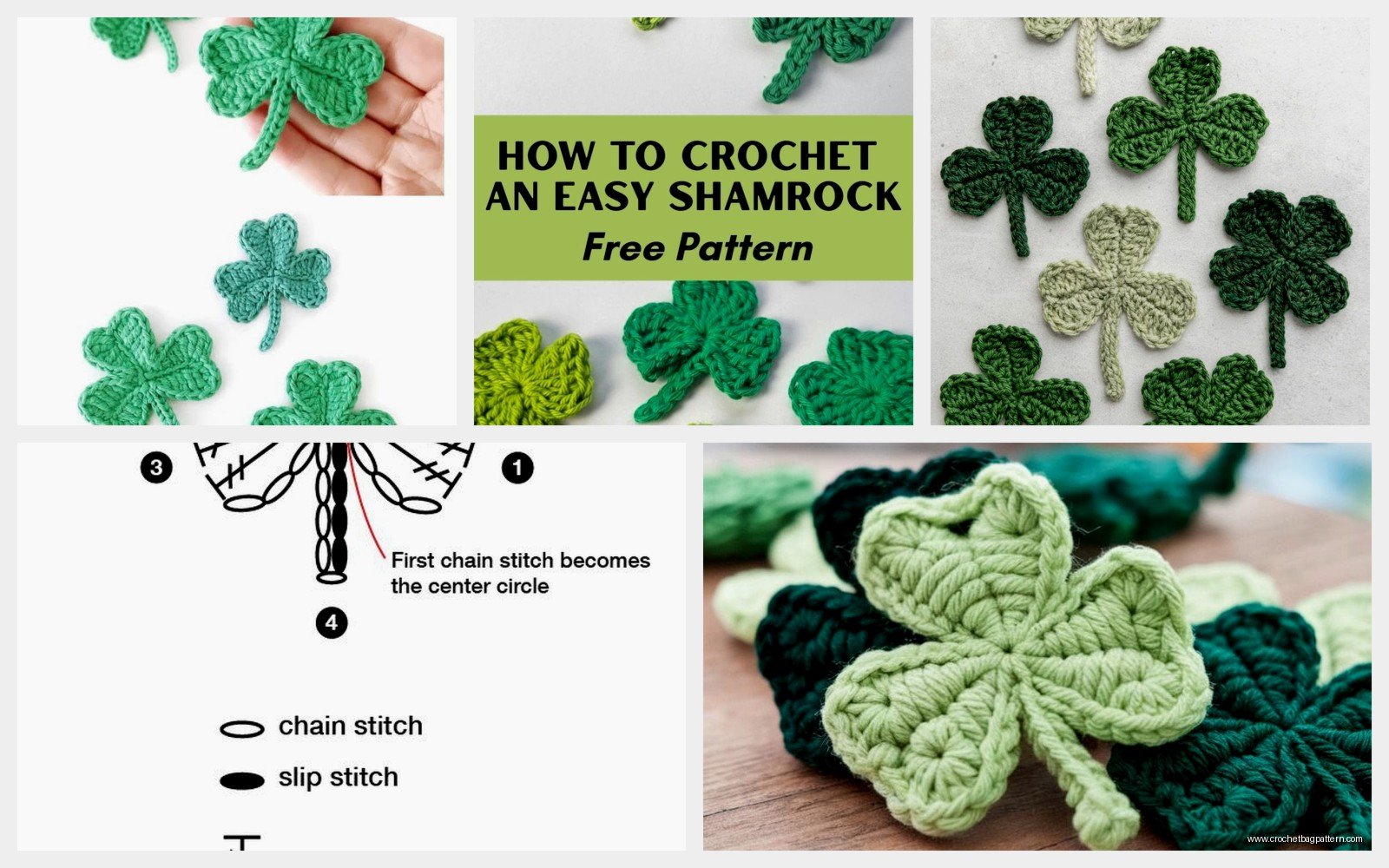 Crochet Shamrock Pattern: St Patrick's Day Tutorial