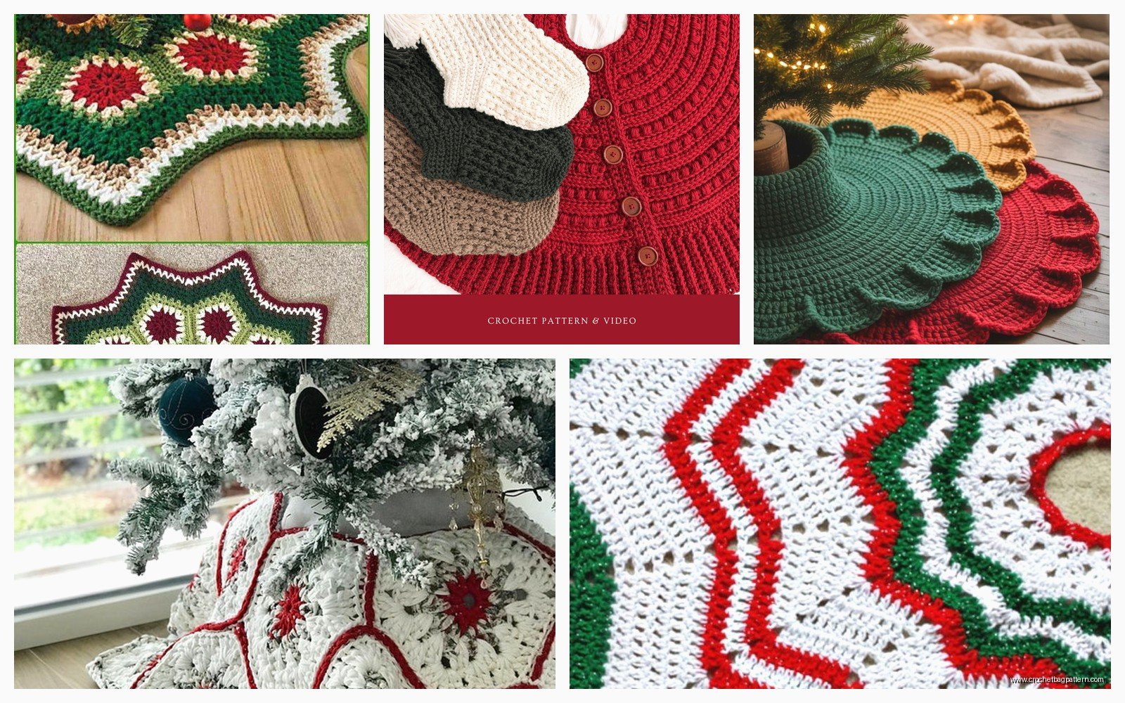 Crochet Tree Skirt Pattern: Christmas Decoration