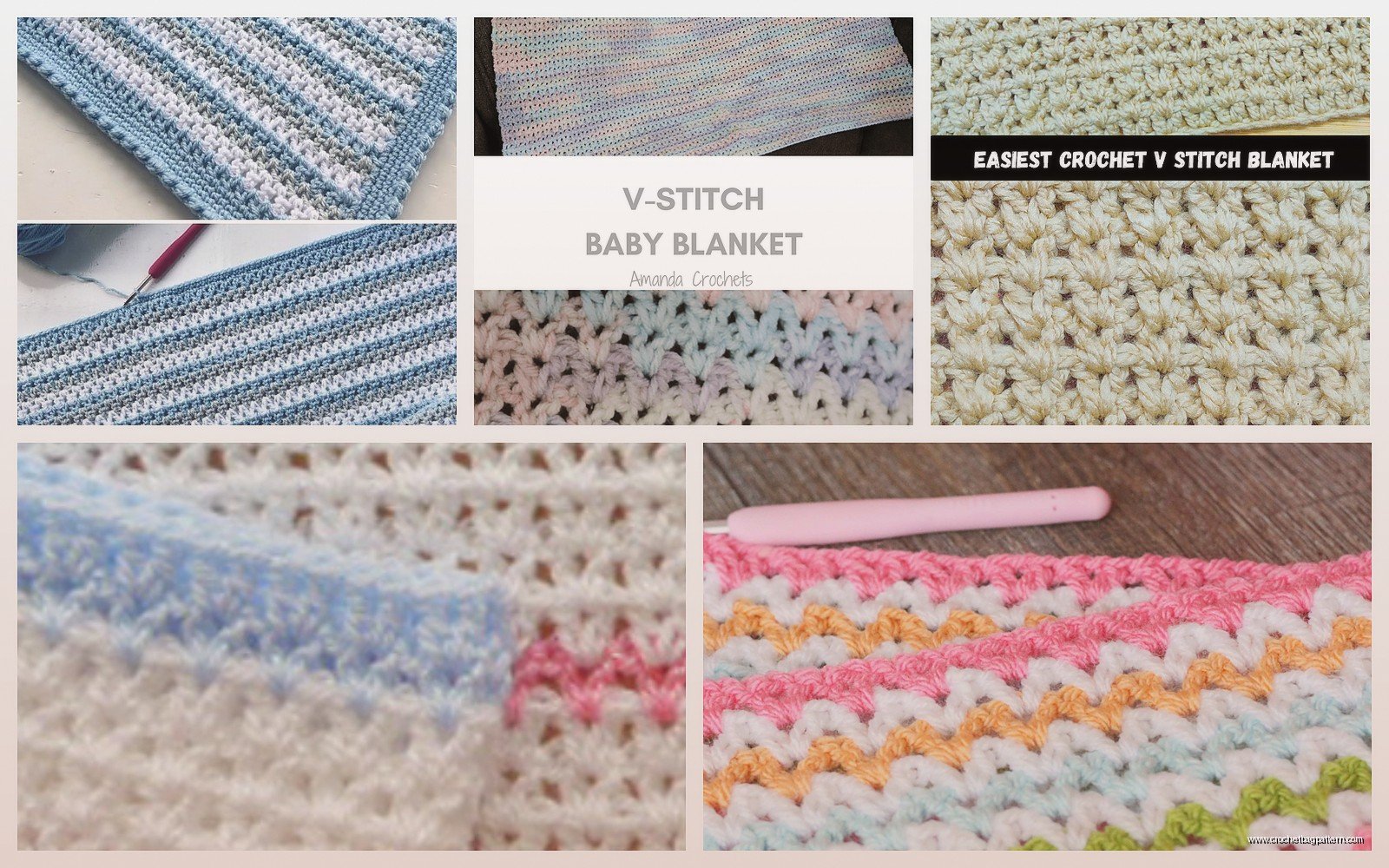 Crochet V Stitch Blanket: Easy Afghan Pattern