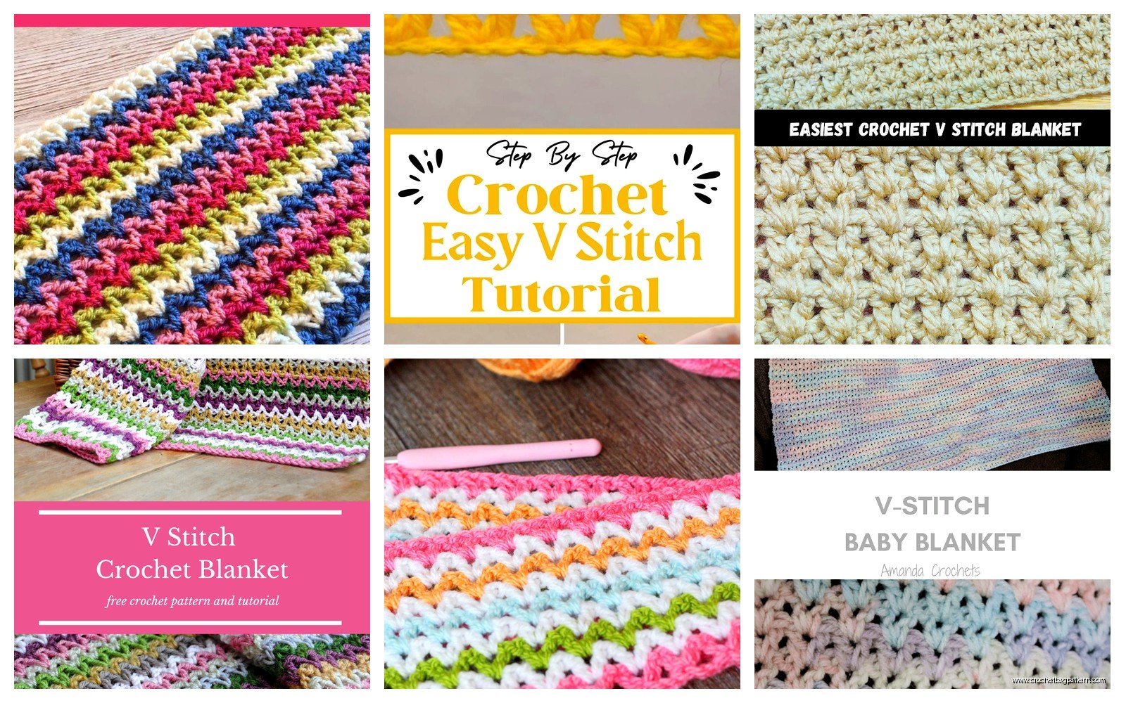 Crochet V Stitch Blanket: Easy Afghan Pattern