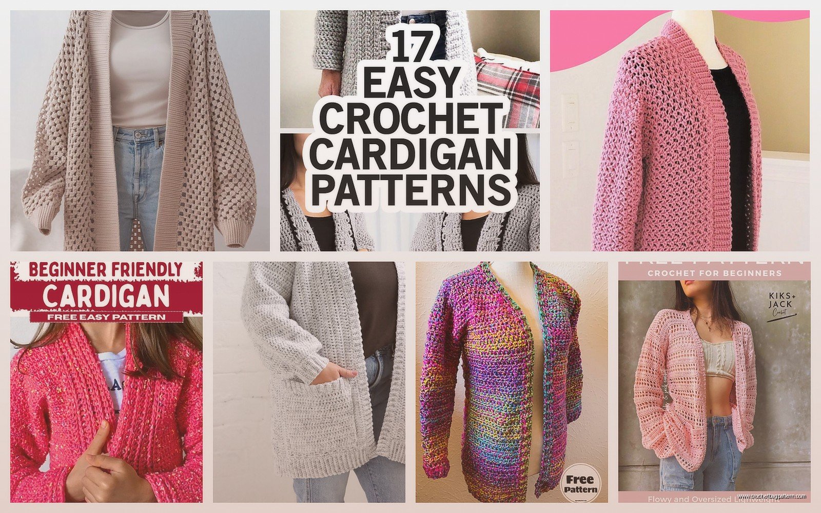 Easy Crochet Cardigan: Beginner-Friendly Patterns