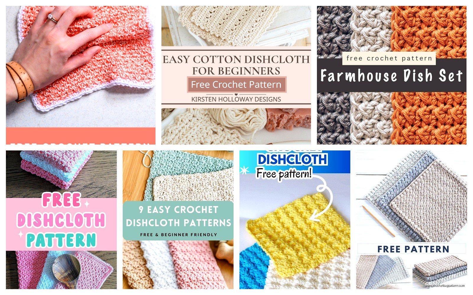 Easy Crochet Dishcloth Pattern: Beginner Kitchen Projects