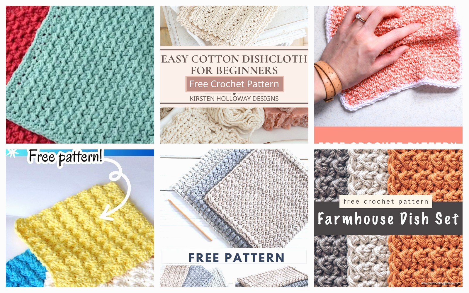Easy Crochet Dishcloth Pattern: Beginner Kitchen Projects