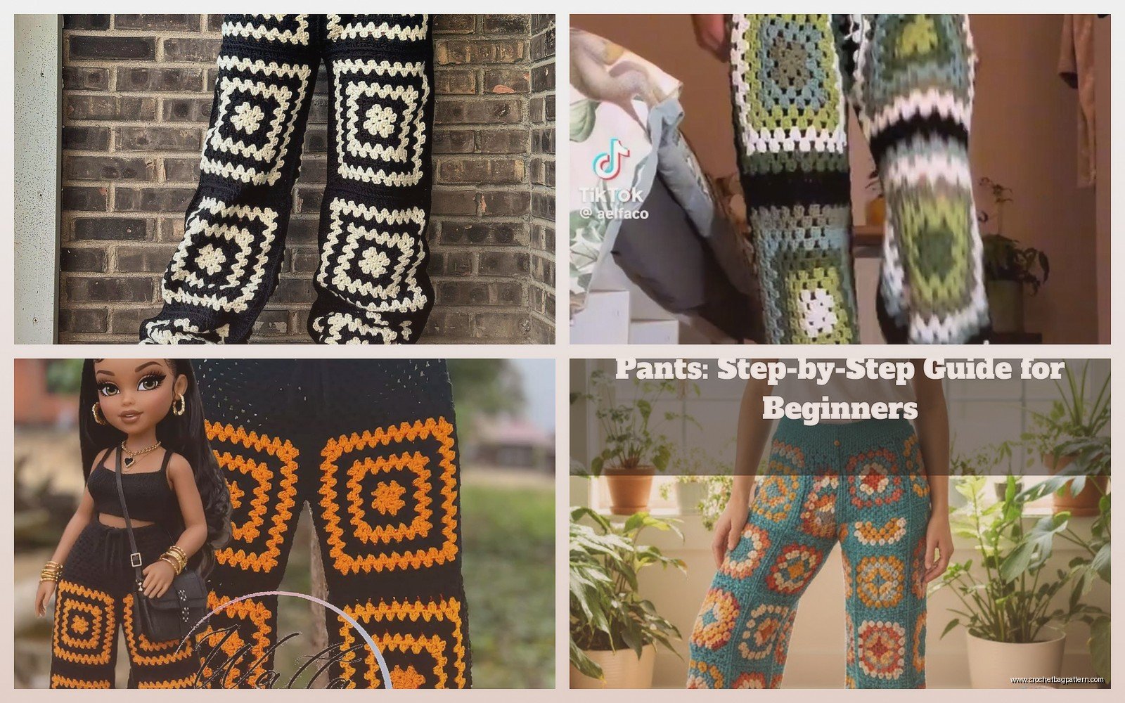 Granny Square Pants: Crochet Trousers Pattern