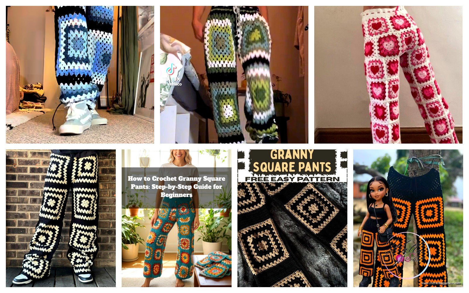 Granny Square Pants: Crochet Trousers Pattern